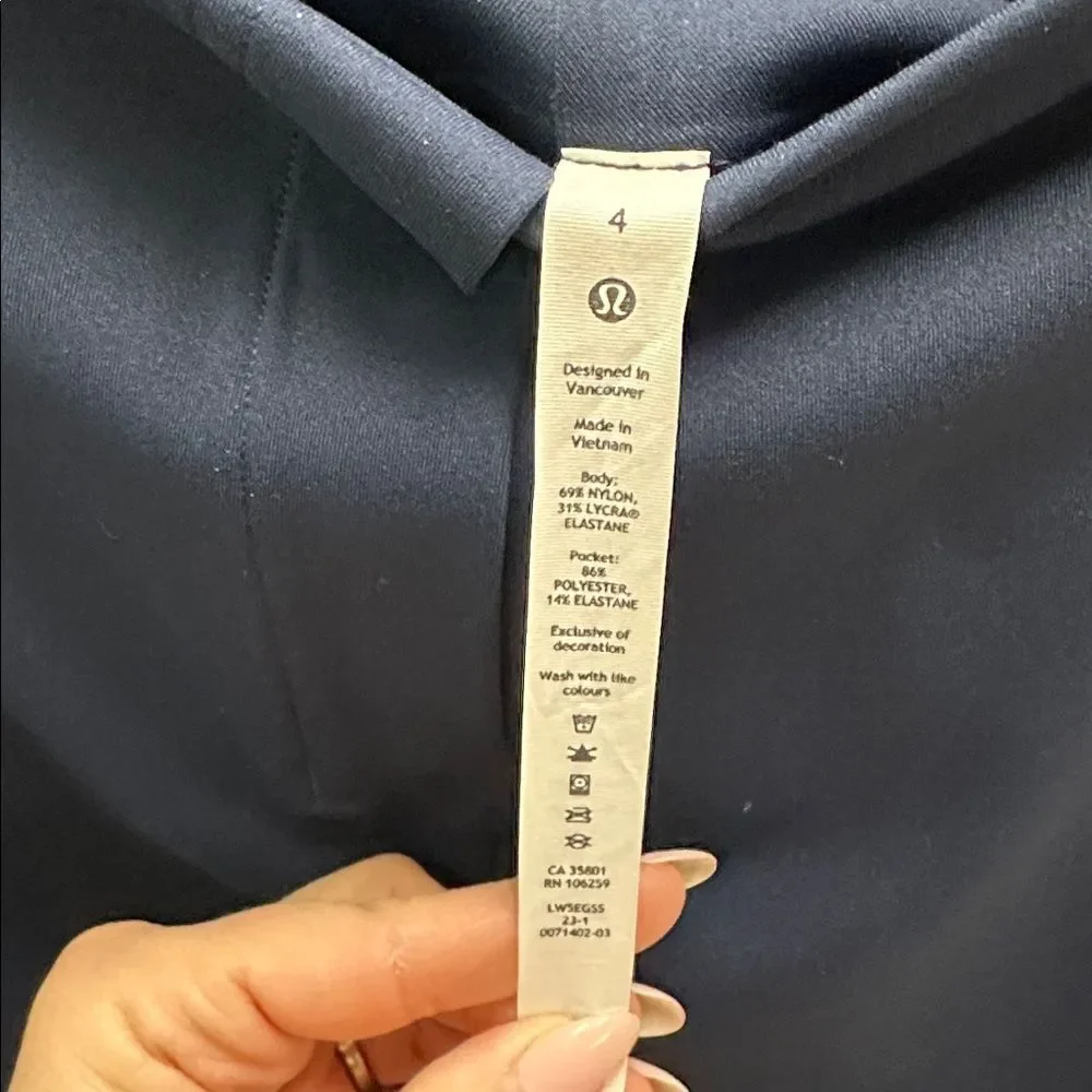 Lululemon Athletica Deep Blue Flare Pants